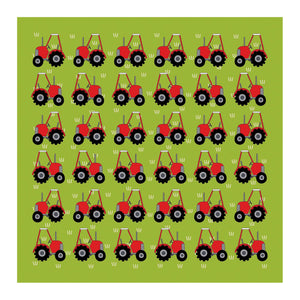 Red Tractor Designs - Cotton Hanky - Red Tractors