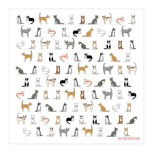 Red Tractor Designs - Cotton Hanky - Cats