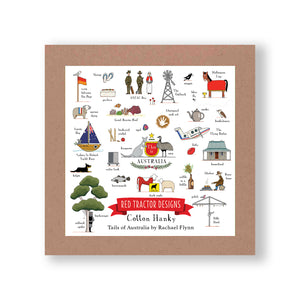 Red Tractor Designs - Cotton Hanky - This Is Australia Boxed Set
