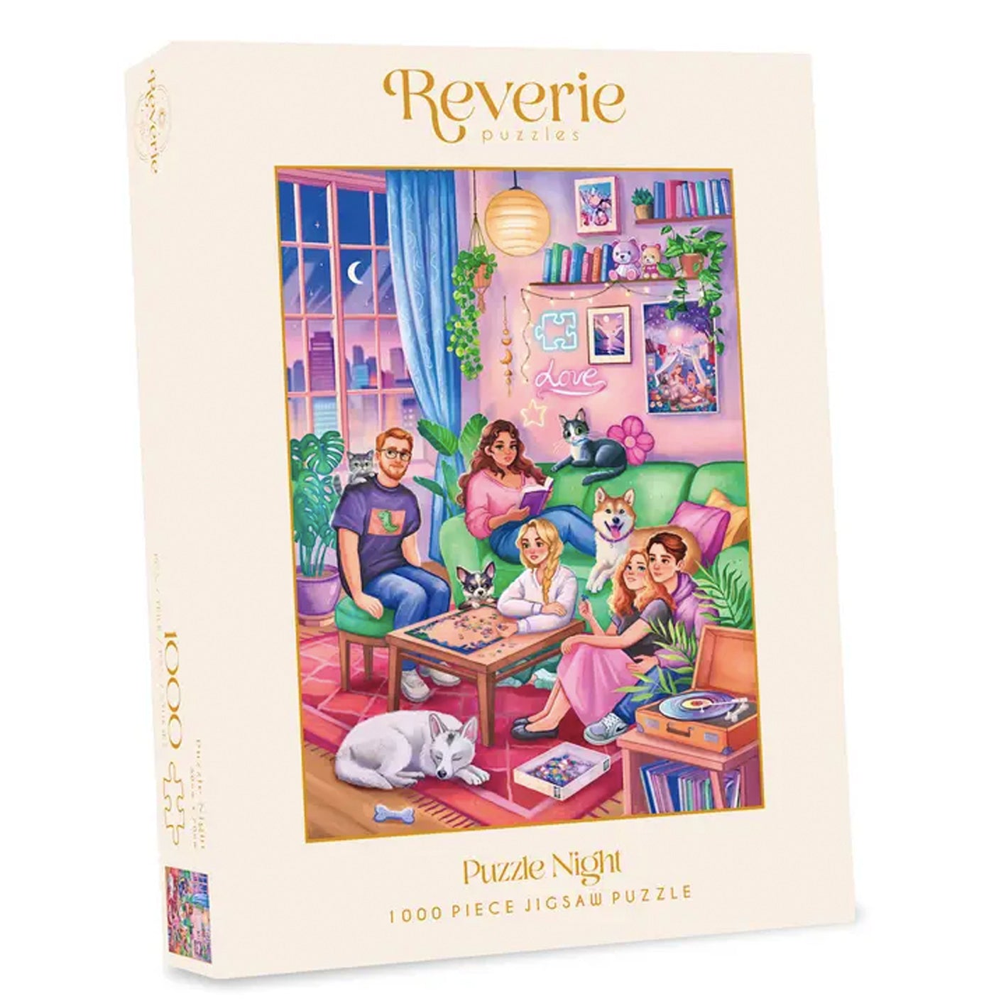Reverie - Puzzle Night - Jigsaw Puzzle 1000 Piece - Red Sparrow