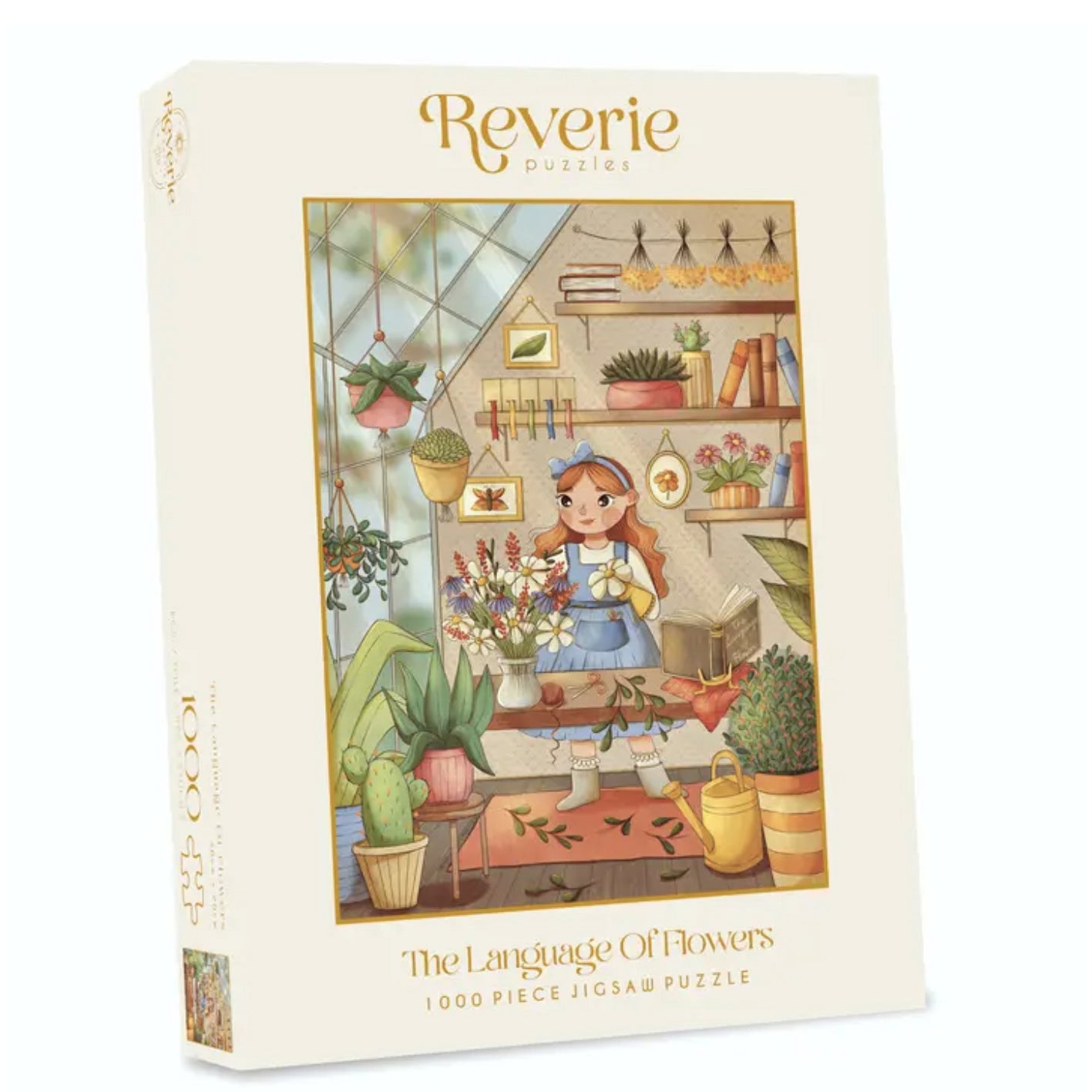 Reverie - The Language of Flowers - Jigsaw Puzzle 1000 Piece - Red
