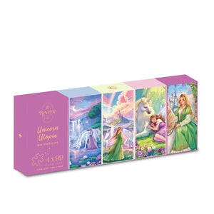 Reverie - Unicorn Utopia - 4 X 99 Piece Mini Puzzle Set