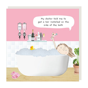 Rosie Made a Thing - Greeting Card - Bath Bar