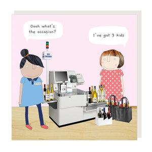 Rosie Made a Thing - Greeting Card - Three Kids