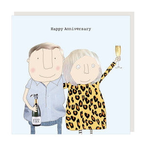 Rosie Made a Thing - Anniversary Card - Fizz