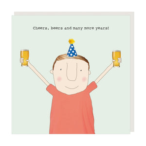 Rosie Made a Thing - Birthday Card - Cheers Beers
