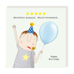 Rosie Made a Thing - Birthday Card - Five Star Husband