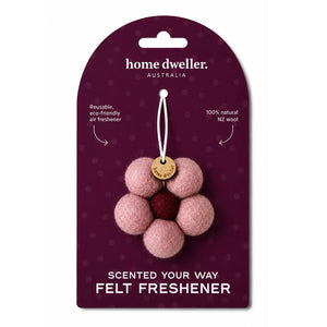 Scented Your Way Felt Fresheners - Flower Pink