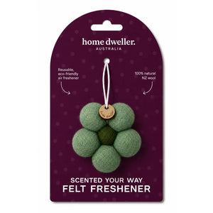 Scented Your Way Felt Fresheners - Flower Green