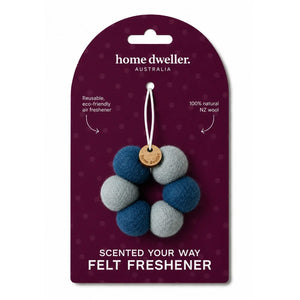 Scented Your Way Felt Fresheners - Blue Wreath