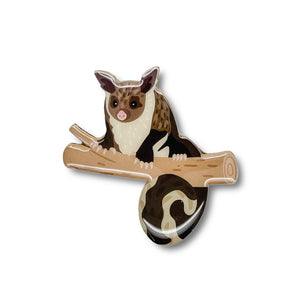Selatan Brooch - Australian Yellow-Bellied Glider