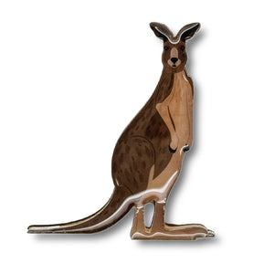Selatan Brooch - Australian Eastern Grey Kangaroo