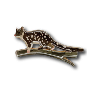 Selatan Brooch - Spotted-Tailed Quoll