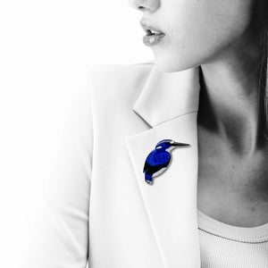 Selatan Brooch - Little Kingfisher