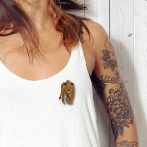 Selatan Brooch - Lioness