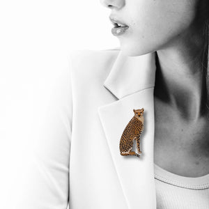 Selatan Brooch - Cheetah Brooch (II)
