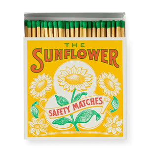 Archivist Gallery - Square Safety Matches - Sunflower