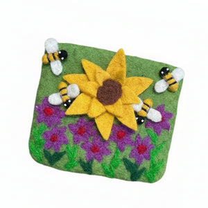 Himalayan Felt - Purse - Sunflower