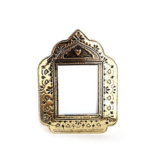 Small Desk Frame - Faux Tin - Gold