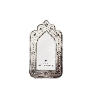 Mini Arch Frame - Faux Tin - Silver