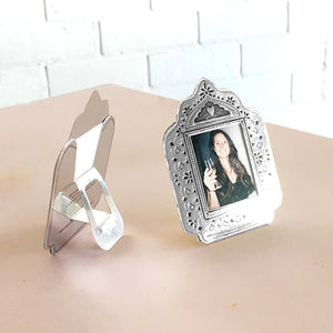 Small Desk Frame - Faux Tin - Gold