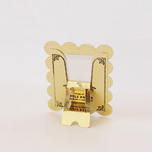Biscuit Frame - Faux Tin - Gold
