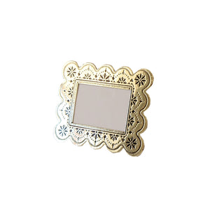 Biscuit Frame - Faux Tin - Gold