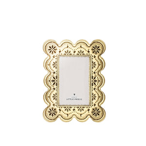 Biscuit Frame - Faux Tin - Gold