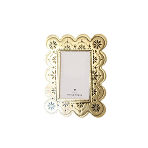 Biscuit Frame - Faux Tin - Gold