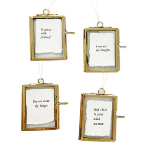 Glass & Brass Frames with Art - Mini