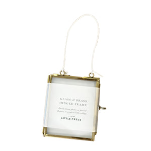 Glass & Brass Frame - Small