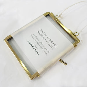 Glass & Brass Frame - Small