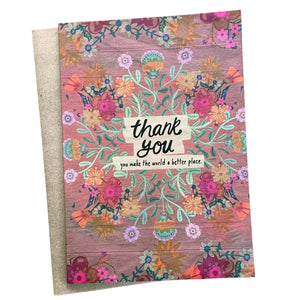 Natural Life - Greeting Card - Thank You