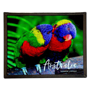 Twigg Puzzles - Framed Postcard Puzzle - Rainbow Lorikeet