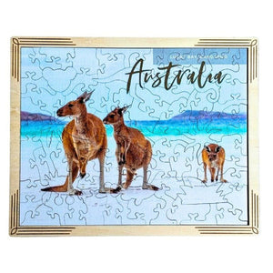 Twigg Puzzles - Framed Postcard Puzzle - Kangaroo