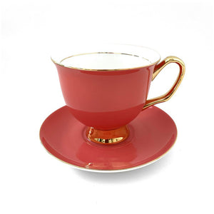 Peach Teacup & Saucer XL - 375ml