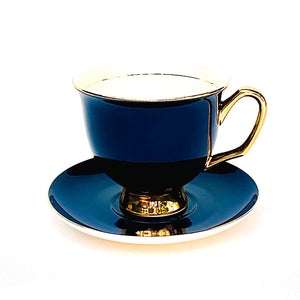 Navy Teacup & Saucer XL - 375ml