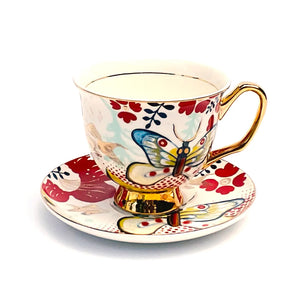 Butterfly Teacup & Saucer XL - 375ml