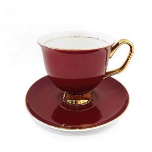 Crimson Teacup & Saucer XL - 375ml