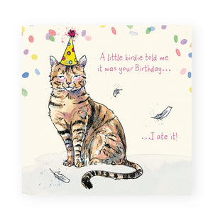 Birthday Card - A Little Birdie