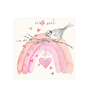 Artbeat Greeting Card - Foil - It's a Girl