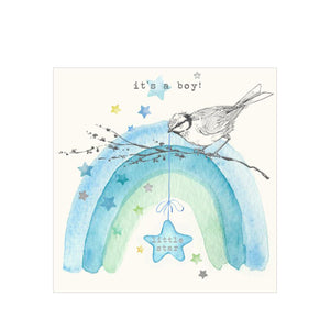 Artbeat Greeting Card - Foil - It's a Boy