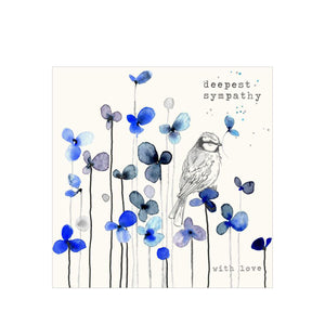 Artbeat Greeting Card - Foil - Deepest Sympathy