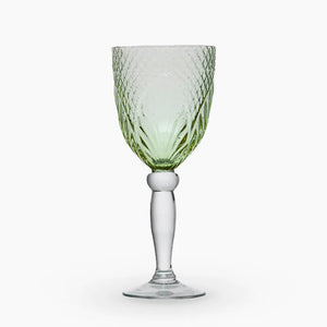 Vintage Style Goblet - Green