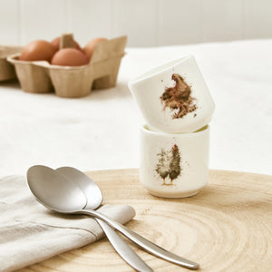 Royal Worcester Wrendale Designs -  Chickens Egg Cup Set