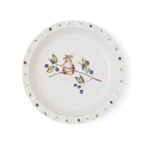Wrendale Designs - Mouse Pie Dish - Brambles