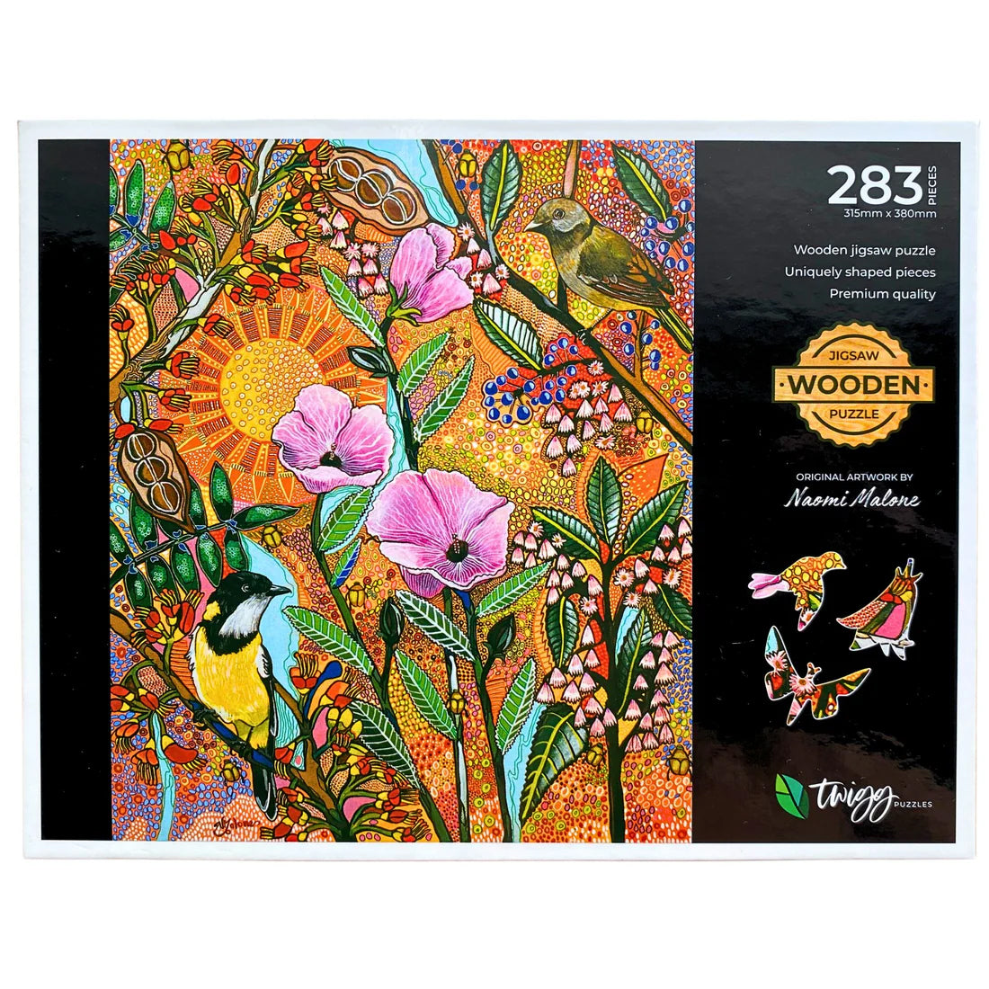 Twigg Puzzles - Golden Whistler - 283 Pieces