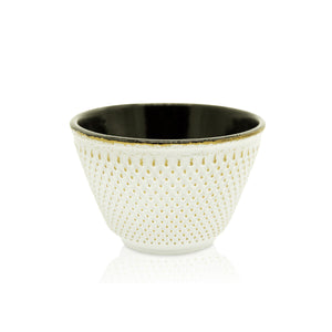 Cast Iron Cup - White