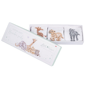 Wrendale Designs - Little Savannah Baby Socks Set of 3