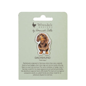 Wrendale Designs - 'Little Sausage' Dog Pin Badge